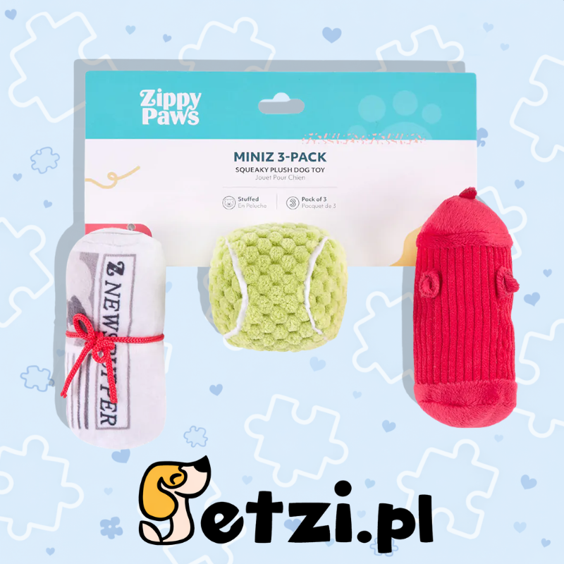 ZIPPY PAWS MINIZ 3PACK DOGS BEST FRIENDS