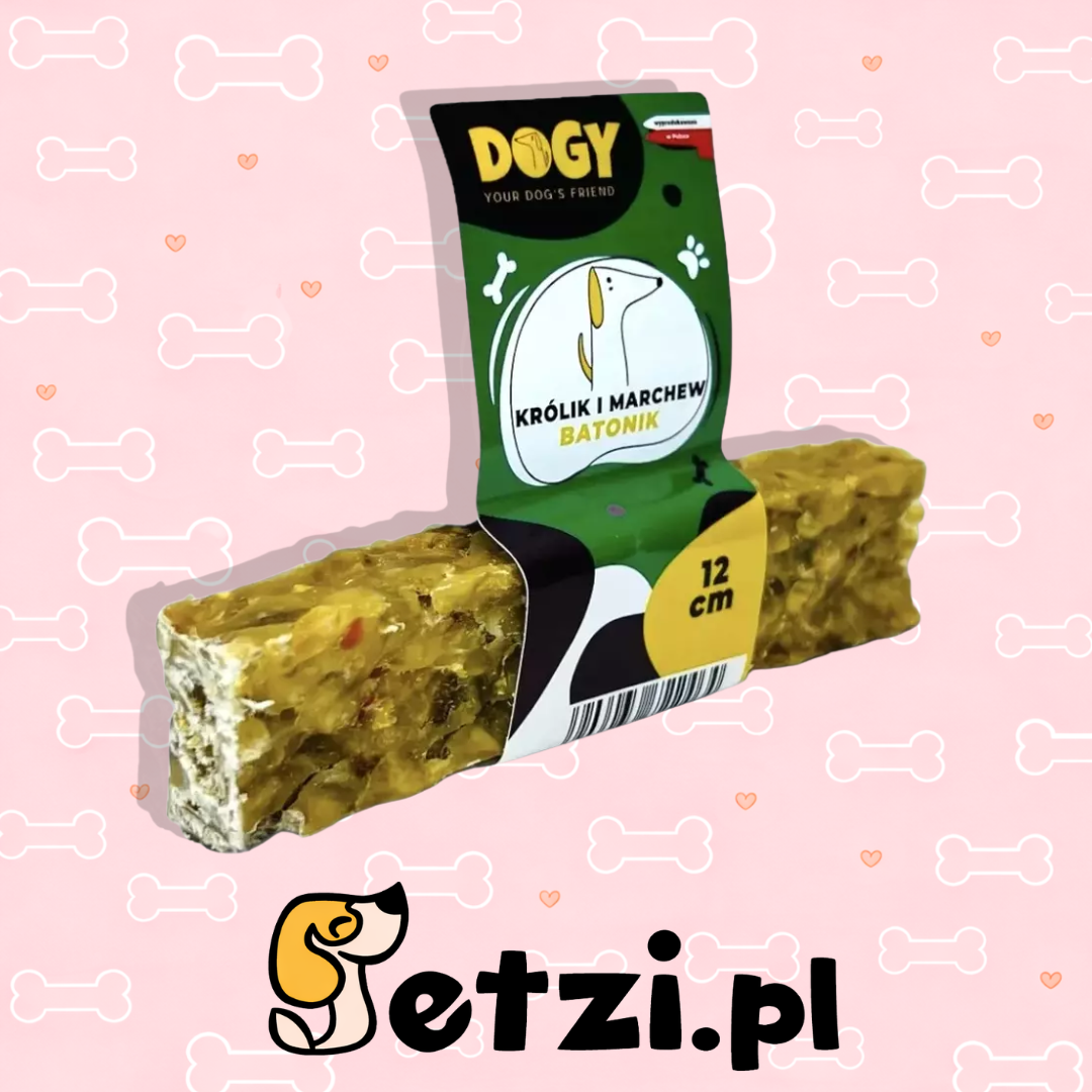 DOGY BATONIK Z KRÓLIKIEM I MARCHEWKĄ 12CM