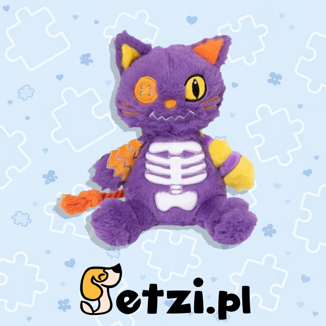 FUZZYARD HALLOWEEN CAT - PISZCZĄCA I SZELESZCZĄCA ZABAWKA DLA PSA