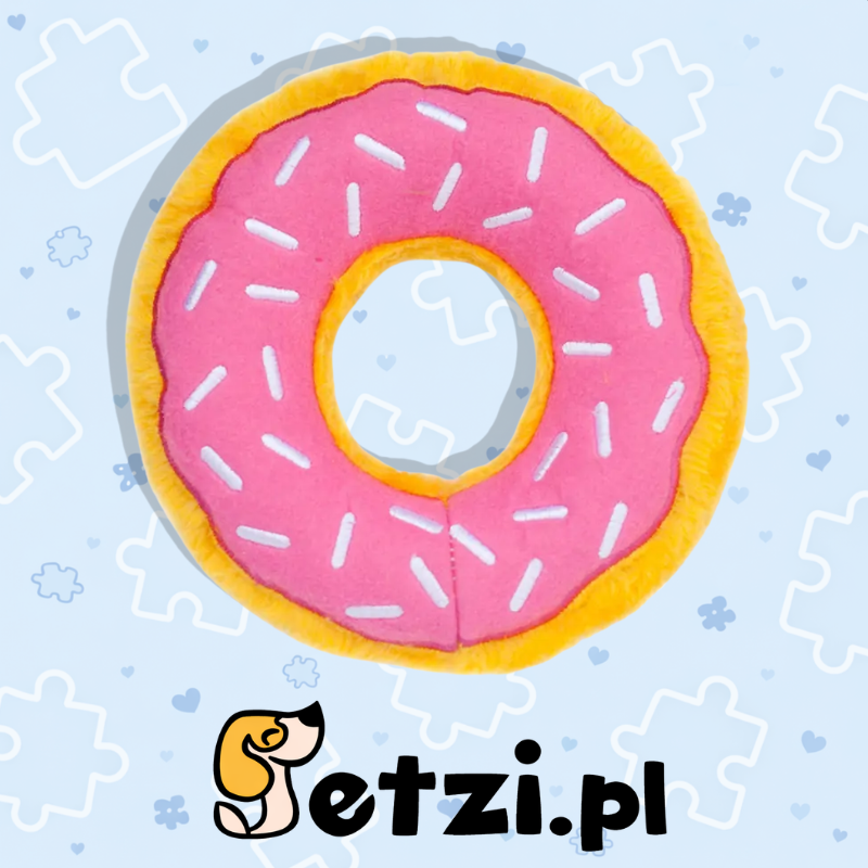 ZIPPY PAWS JUMBO DONUTZ STRAWBERRY