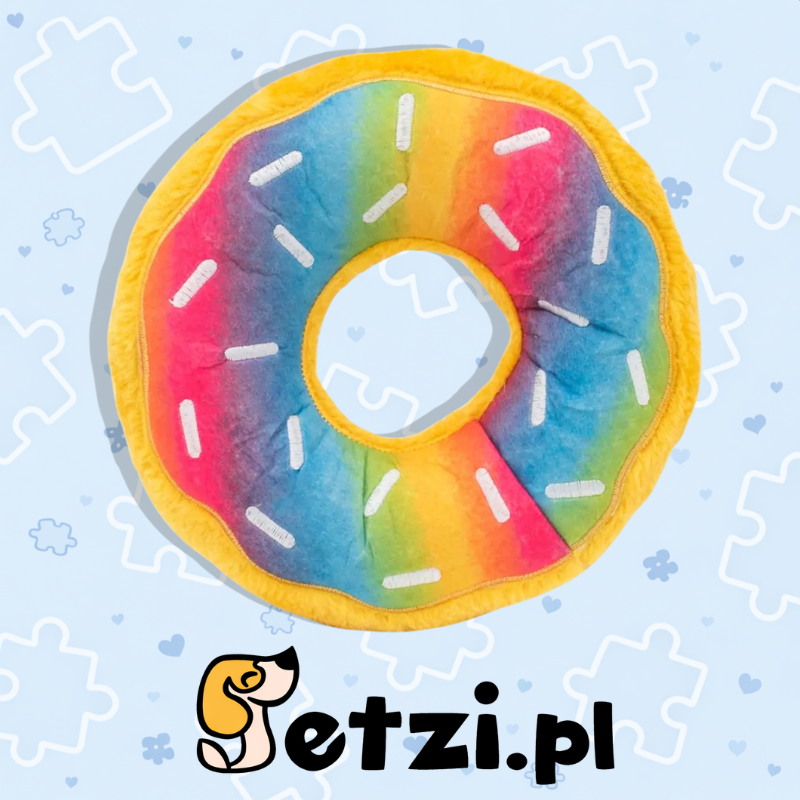 ZIPPY PAWS JUMBO DONUTZ RAINBOW