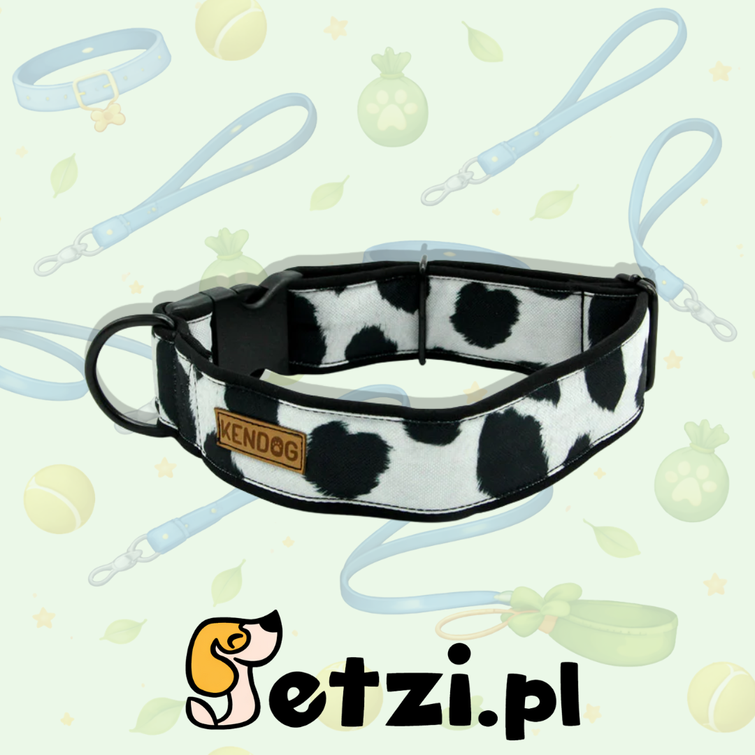 KENDOG OBROŻA DLA PSA KROWA 5CM M