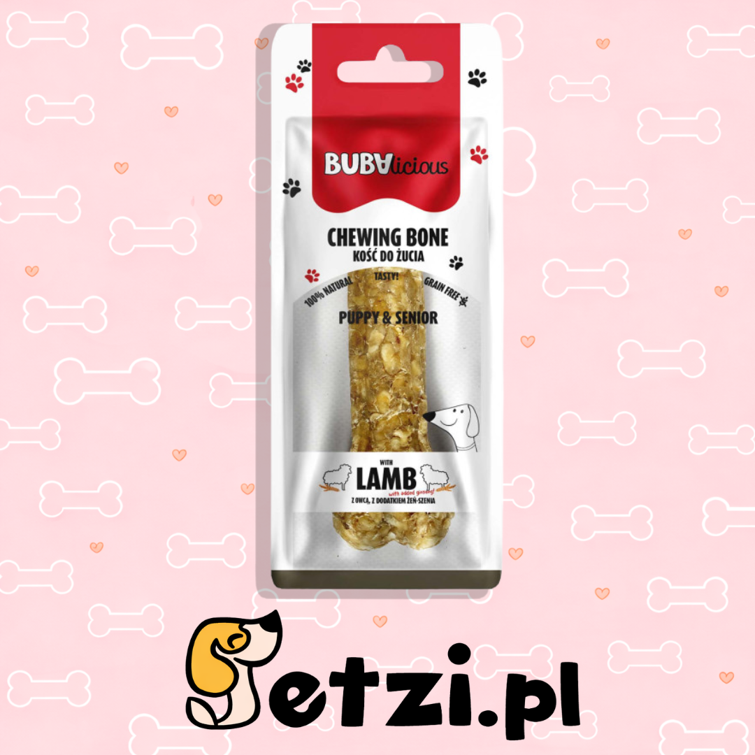 BUBA BUBALICIOUS PUPPY KOŚĆ Z OWCĄ Z DODATKIEM ŻEŃ SZEŃ 17CM