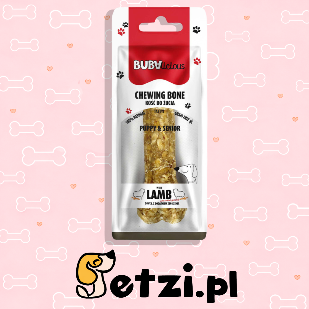 BUBA BUBALICIOUS PUPPY KOŚĆ Z OWCĄ Z DODATKIEM ŻEŃ SZEŃ 12CM