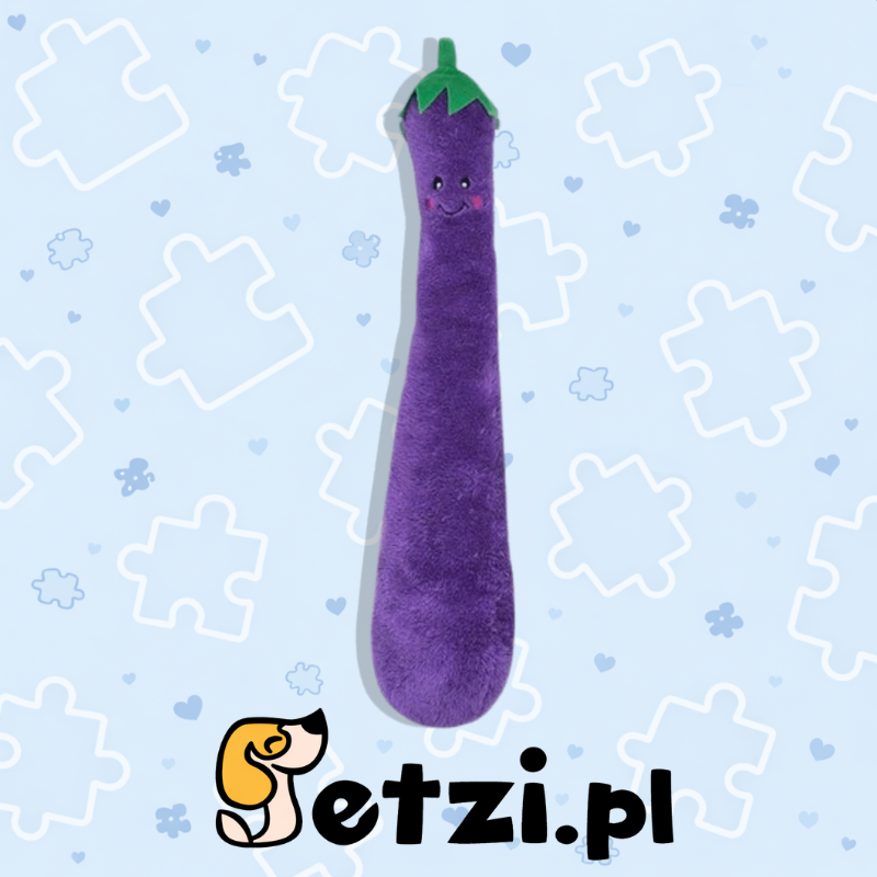 ZIPPY PAWS JIGGLERZ EGGPLANT