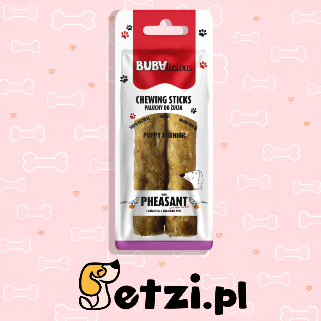 BUBA BUBALICIOUS PALUCHY Z BAŻANTEM I DODATKIEM DYNI 2X15CM