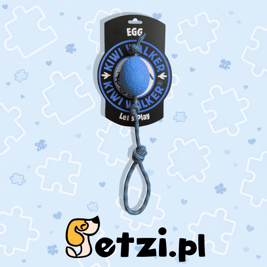 KIWI WALKER LET'S PLAY EGG NIEBIESKI - ZABAWKA Z PIANKI TPR