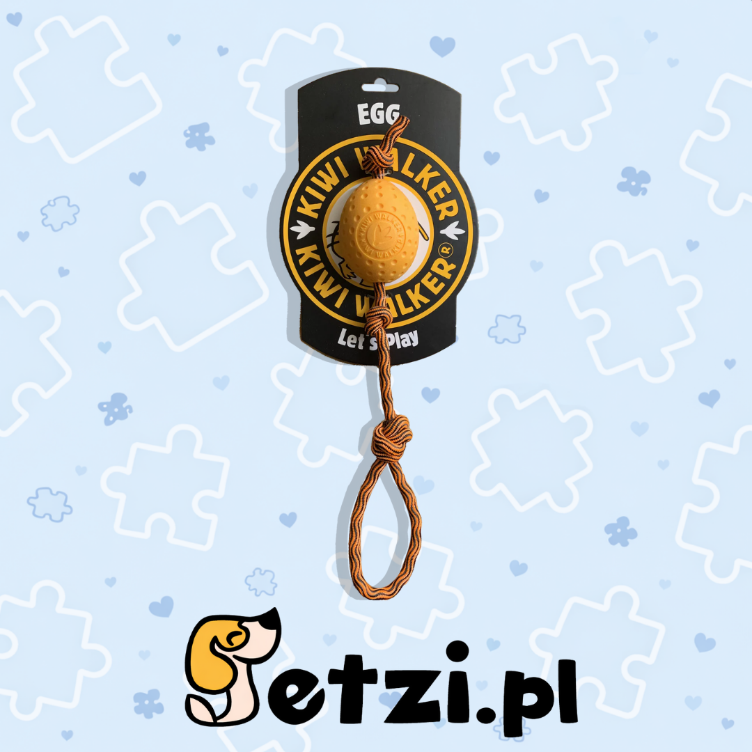 KIWI WALKER LET'S PLAY EGG POMARAŃCZOWY - ZABAWKA Z PIANKI TPR