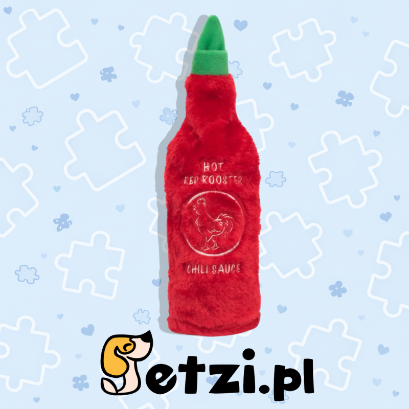 ZIPPY PAWS HOT SAUCE CRUSHERZ RED ROOSTER