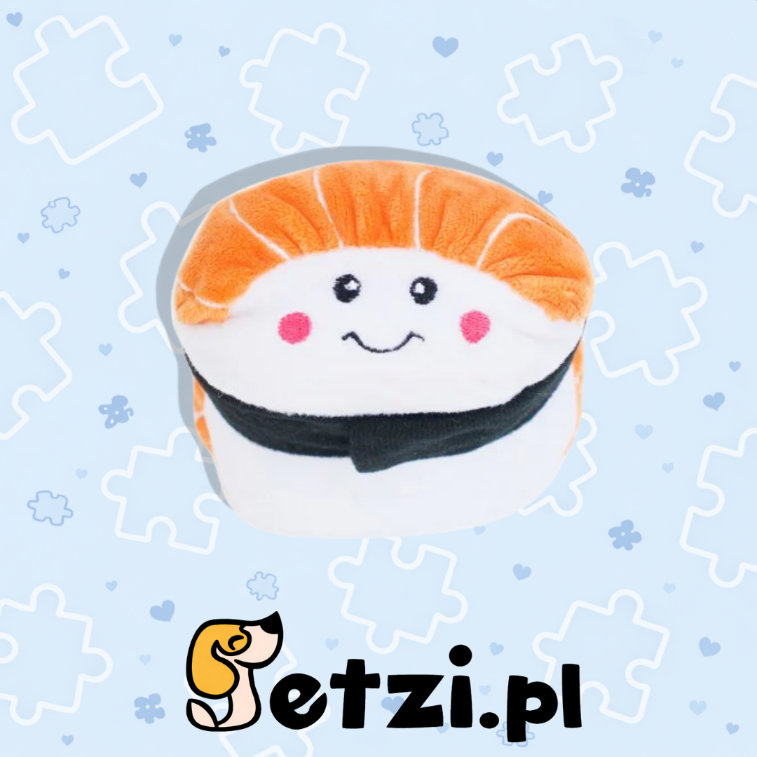 ZIPPY PAWS PLUSZOWE SUSHI – ZESTAW ZABAWEK DLA PSA (3 SZTUKI)