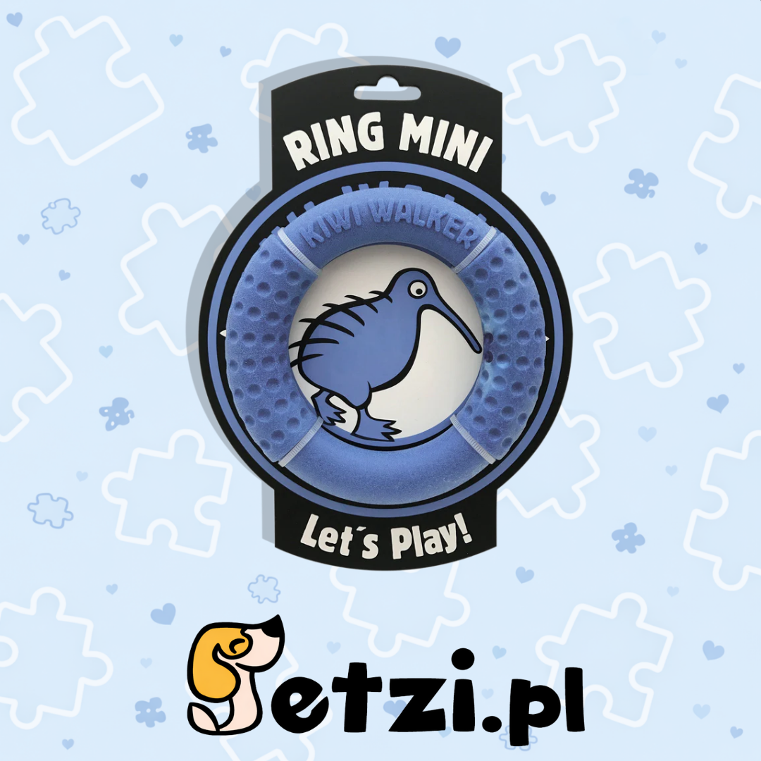 KIWI WALKER LET'S PLAY! RING MINI NIEBIESKI