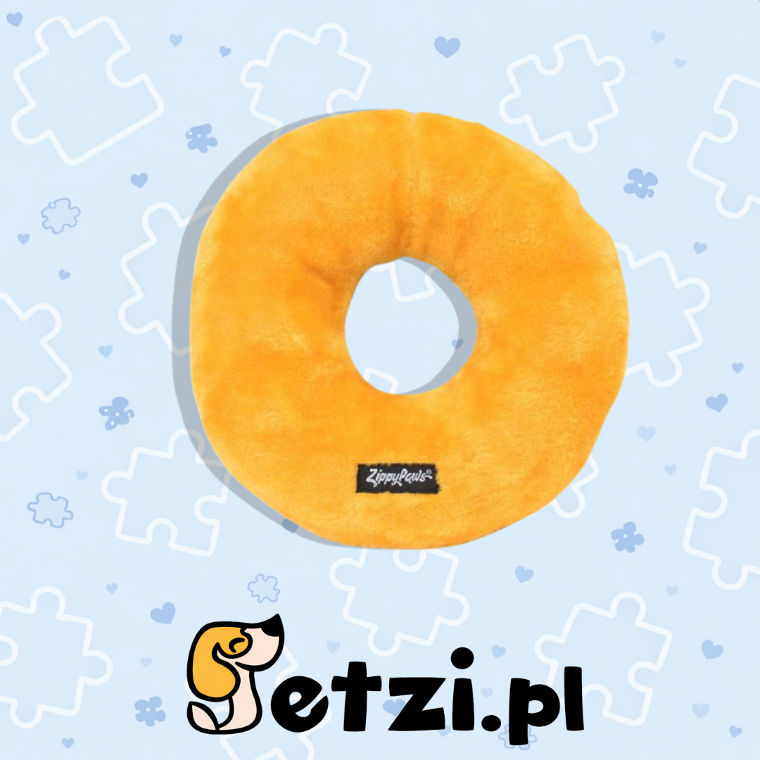 ZIPPY PAWS PLUSZOWY DONUT JUMBO BORÓWKOWY