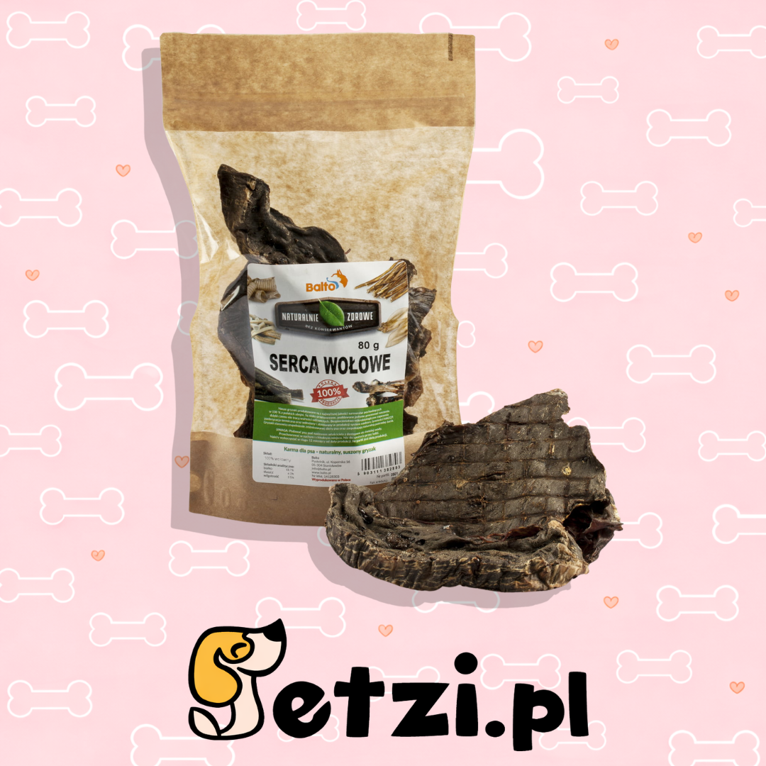 BALTO PREMIUM GRYZAK DLA PSA SERCA WOŁOWE