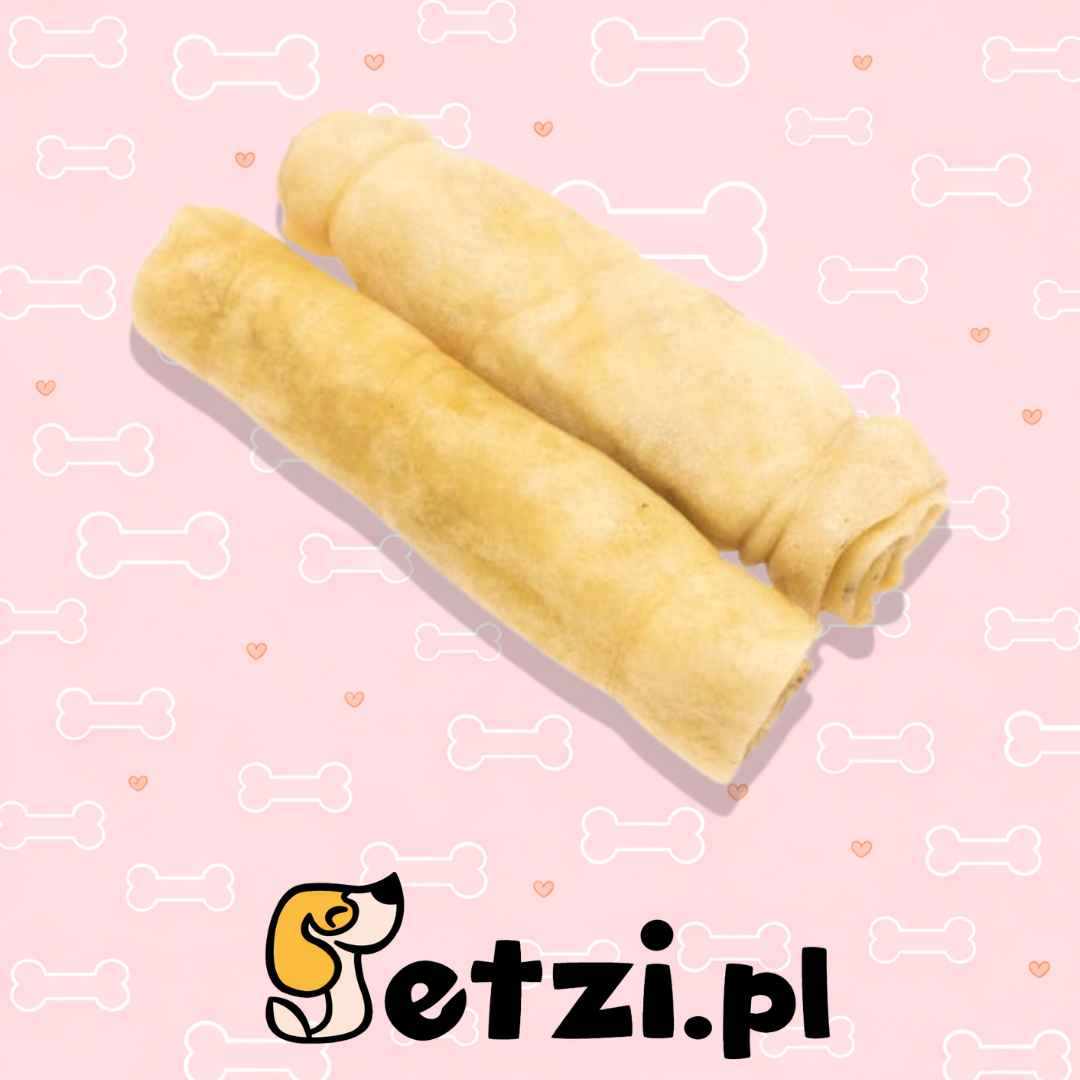 4DOGS SKÓRA JAGNIĘCA ROLLO 15CM 2SZT