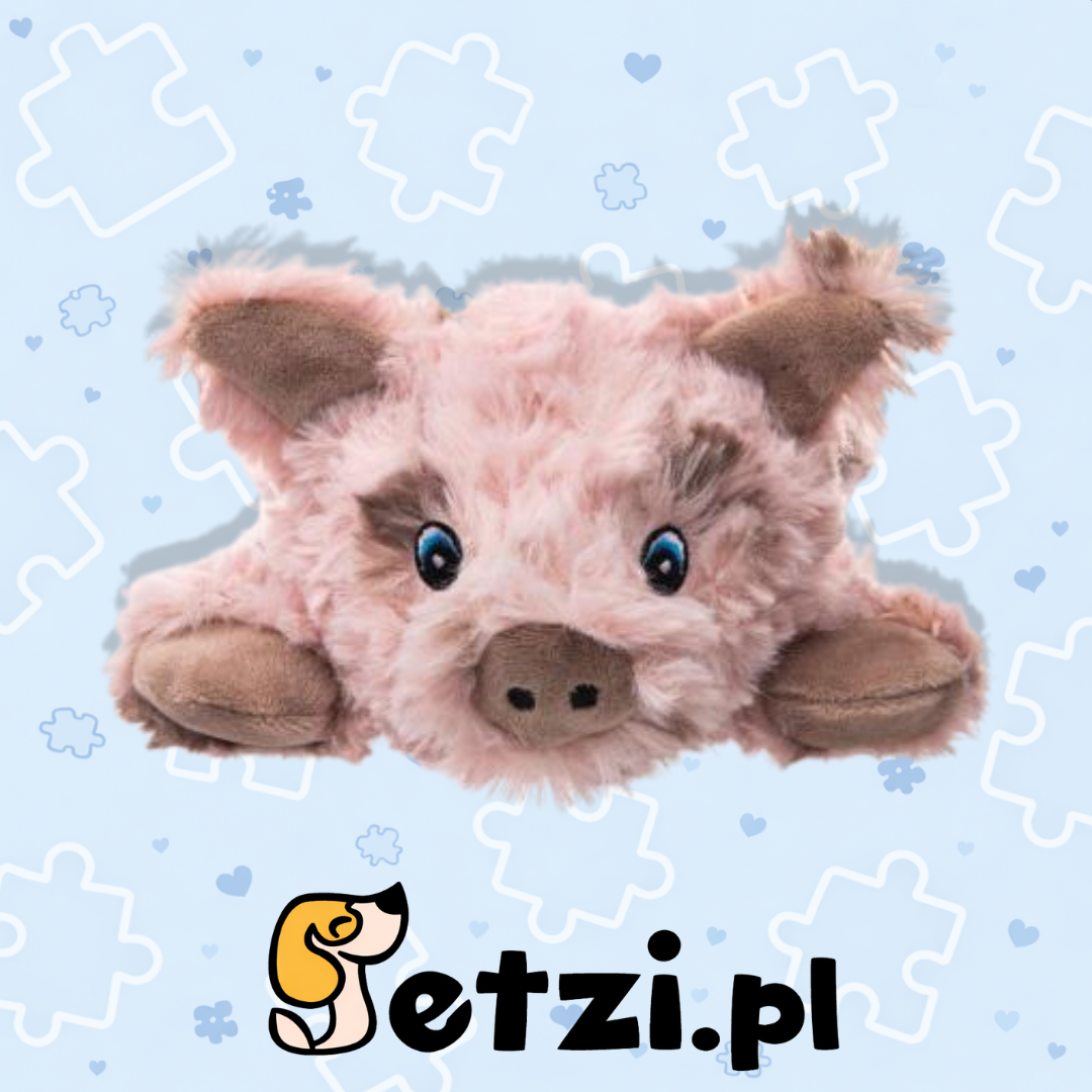 GROWL CUDDLERZ PIG - PLUSZOWA ZABAWKA DLA PSA