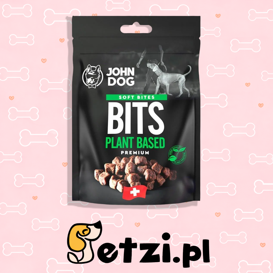 JOHN DOG SOFT BITES BITS PLANT BASE 100G