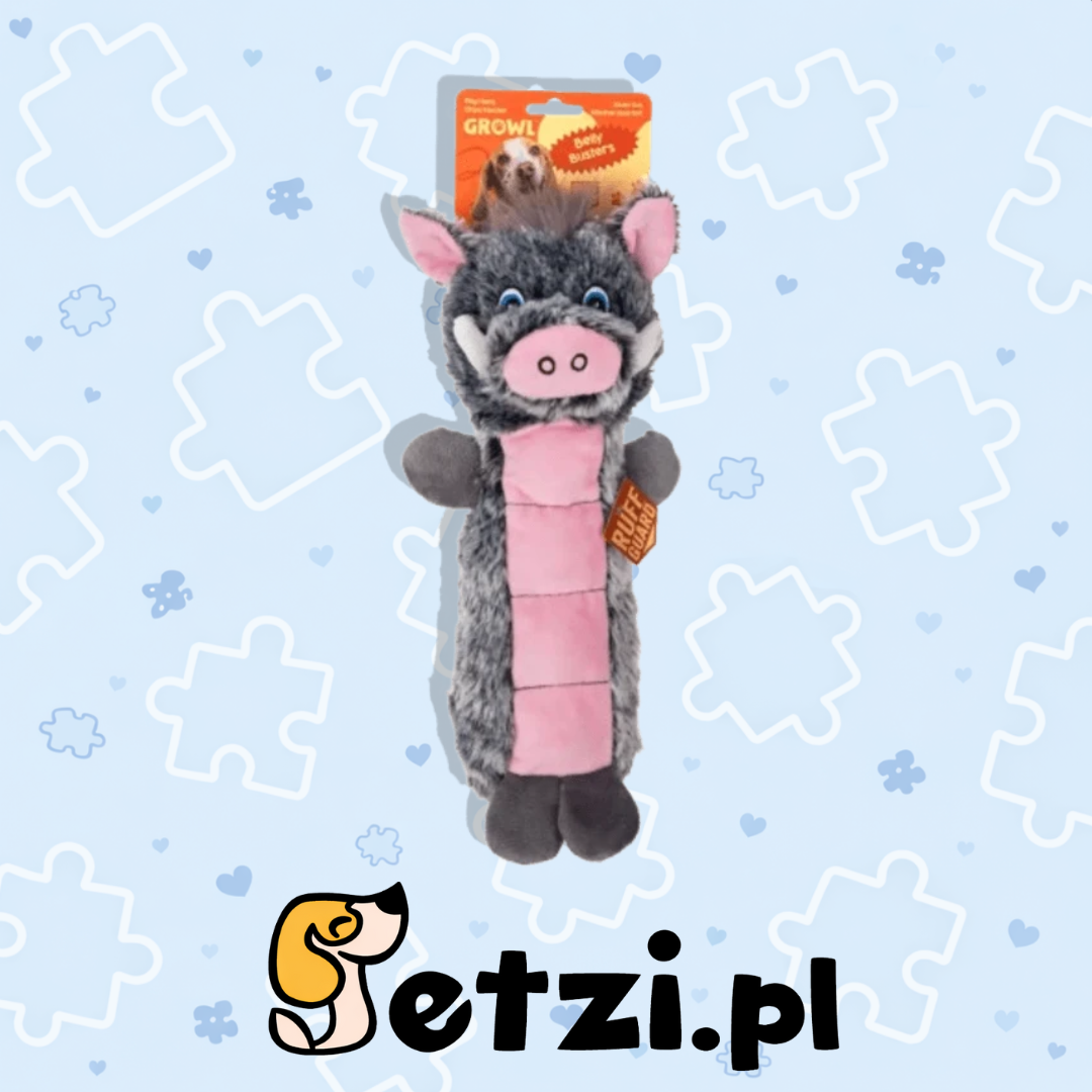 GROWL BELLY BUSTERS WARTHOG GRAY - ZABAWKA DLA PSIAKA