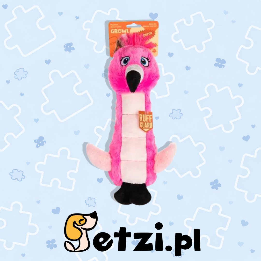 GROWL BELLY BURDZ PINK - ZABAWKA DLA PSIAKA