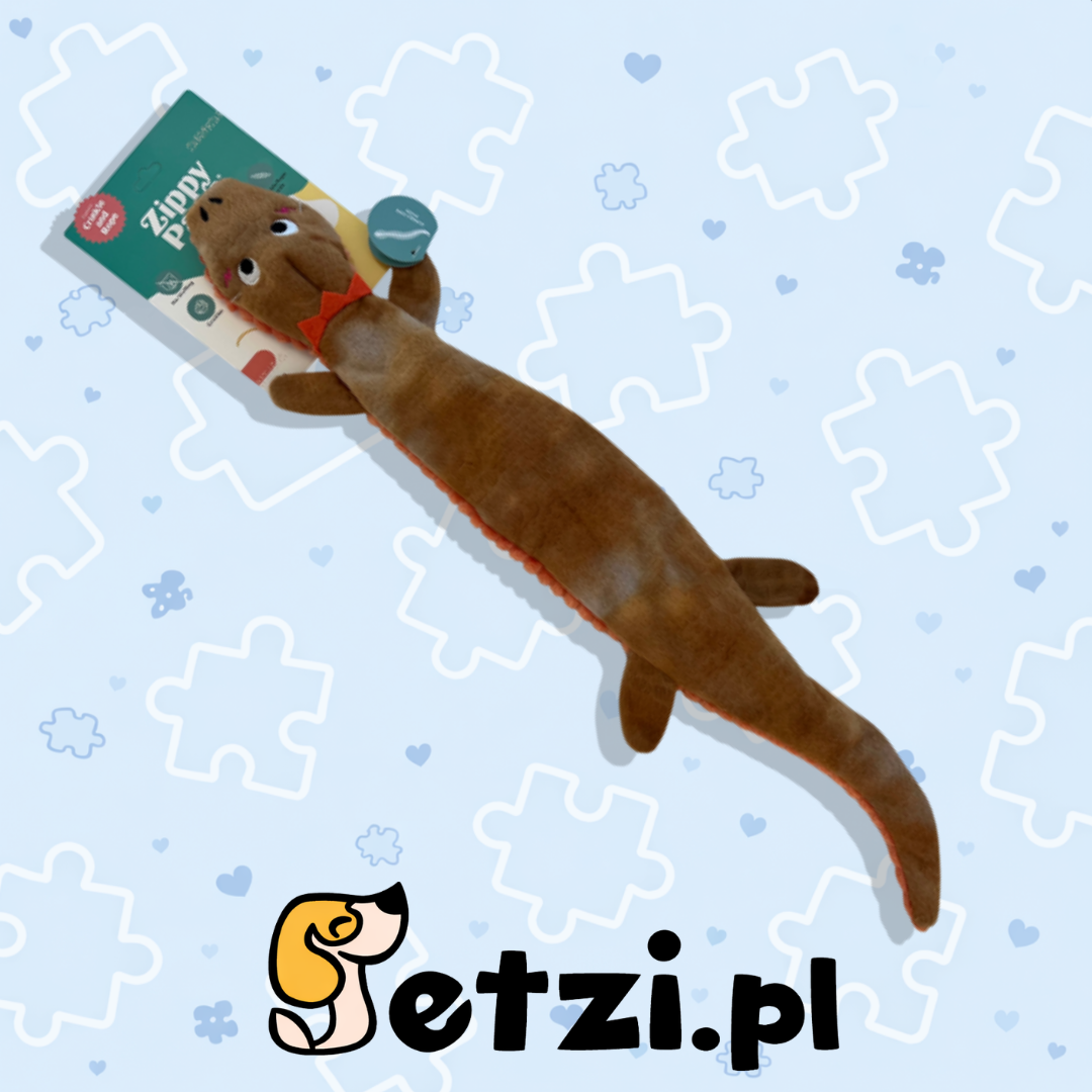 ZIPPY PAWS PLUSZ AGAMA Z LINĄ