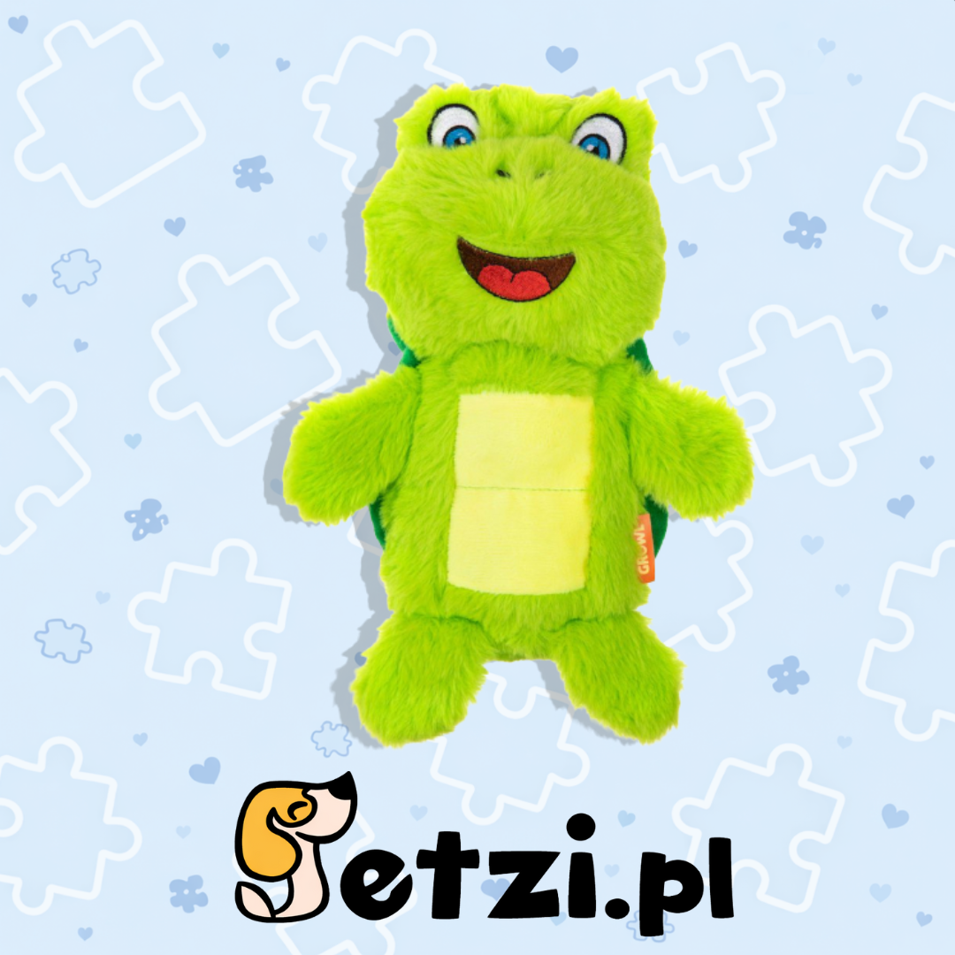 GROWL BELLY BOOMERZ TURTLE GREEN - WYTRZYMAŁA ZABAWKA DLA PSIAKA