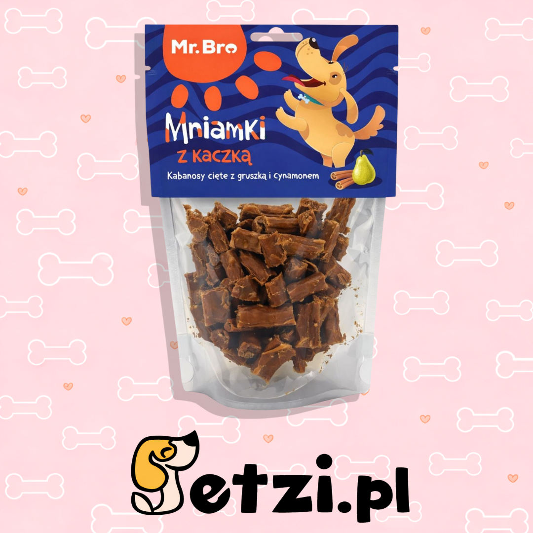 MR BRO MNIAMKI Z KACZKĄ, GRUSZKĄ I CYNAMONEM 80G
