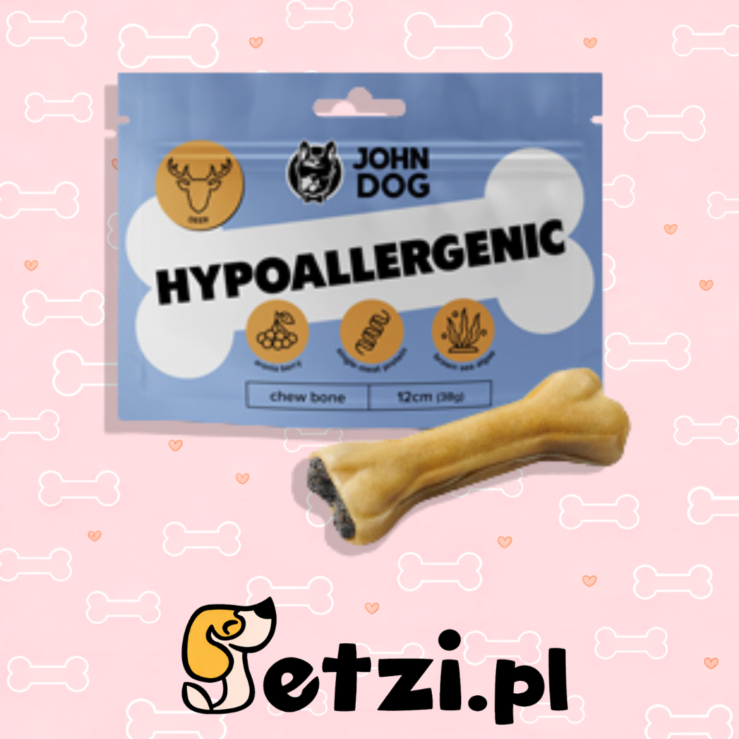 JOHN DOG KOŚĆ HYPOALLERGENIC 12CM