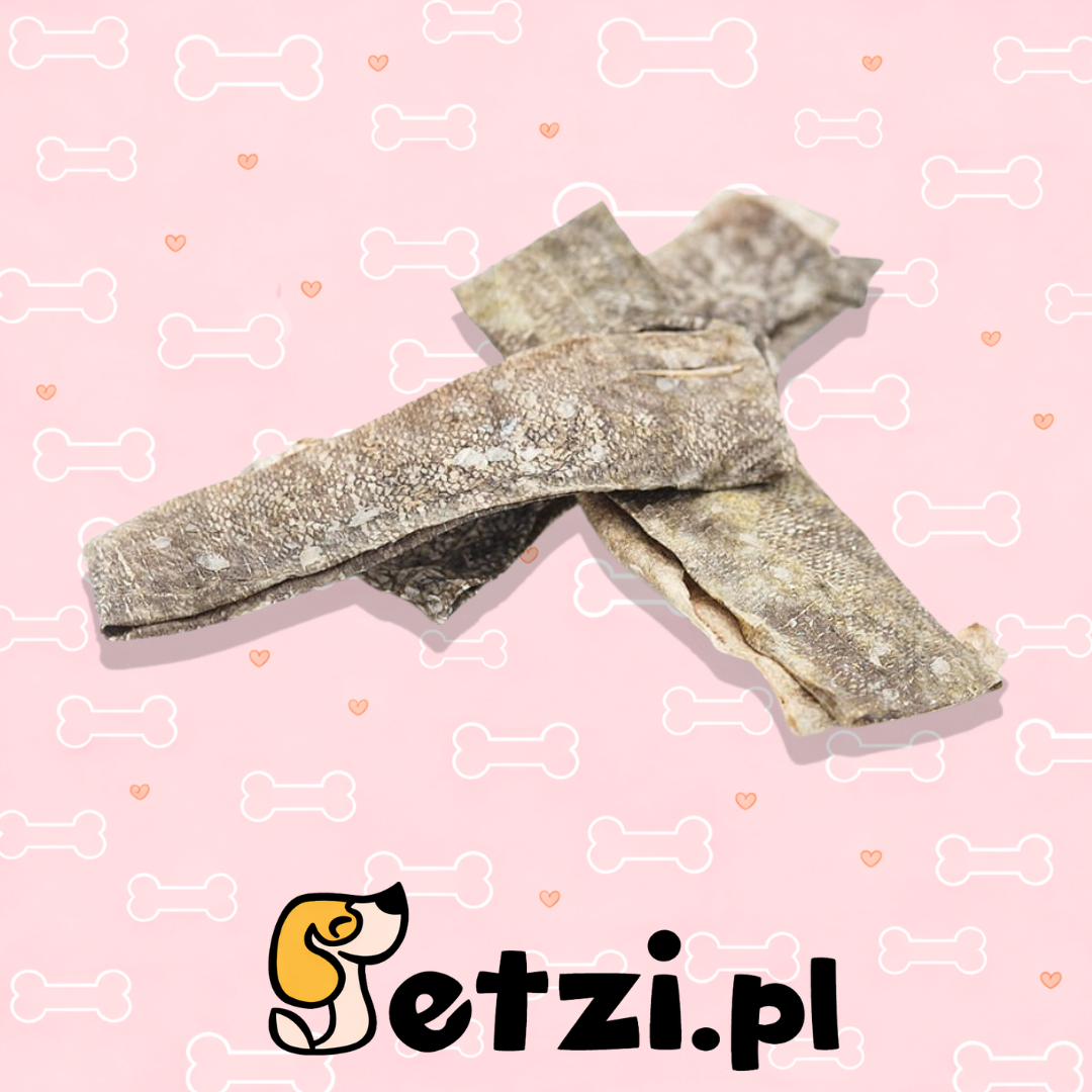 MEATSTUFF SKÓRA PŁASKA Z DORSZA 100G