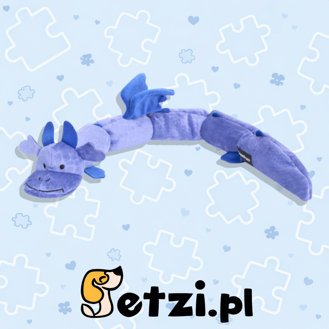 ZIPPY PAWS PLUSZ SMOK NIEBIESKI