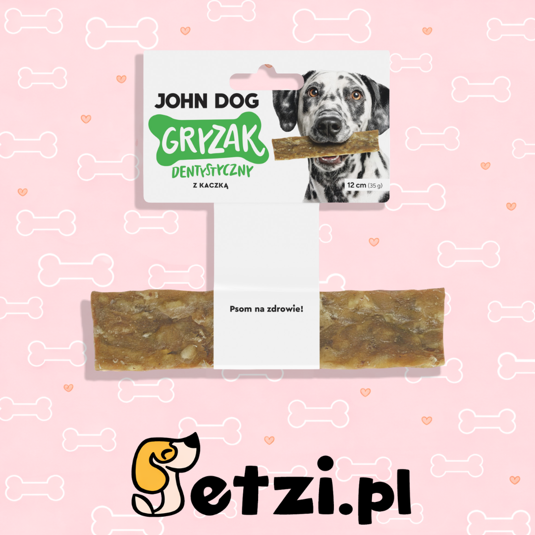 JOHN DOG GRYZAK DENTYSTYCZNY Z KACZKĄ 12CM - BATON