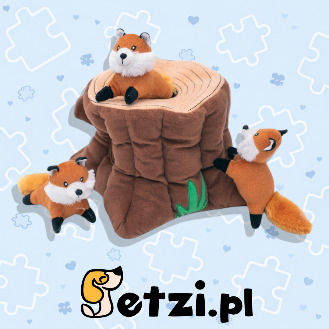 ZIPPY PAWS PLUSZOWA NORKA LISY XL