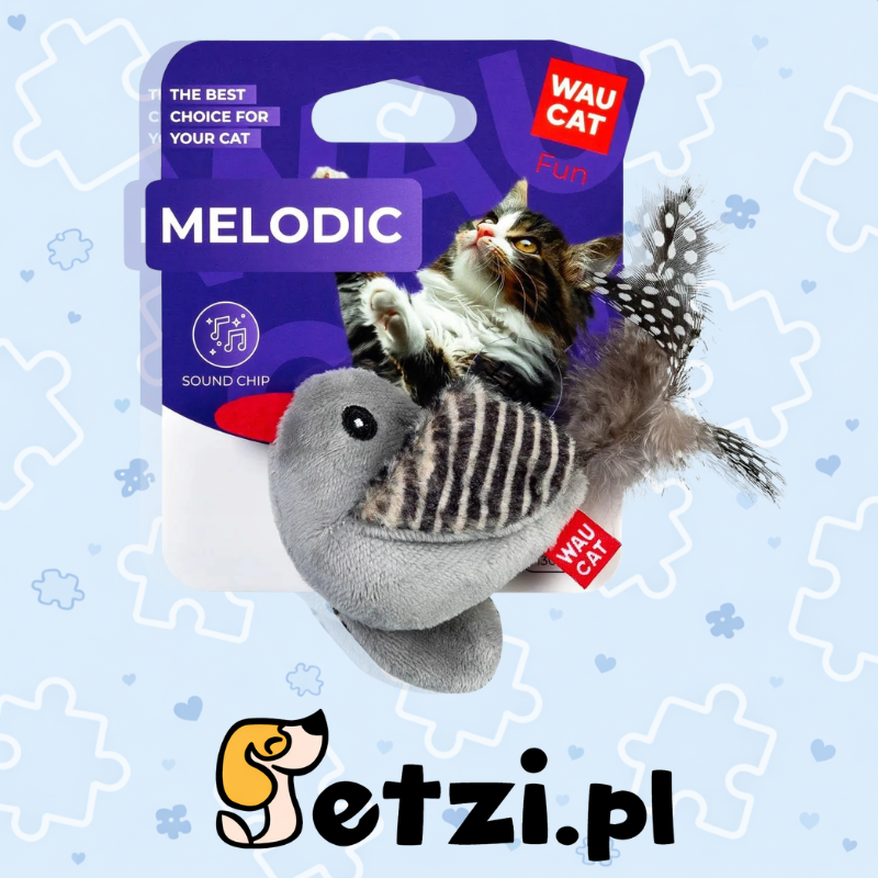 WAUCAT FUN MELODIC PTASZEK Z CHIPEM DŹWIĘKOWYM