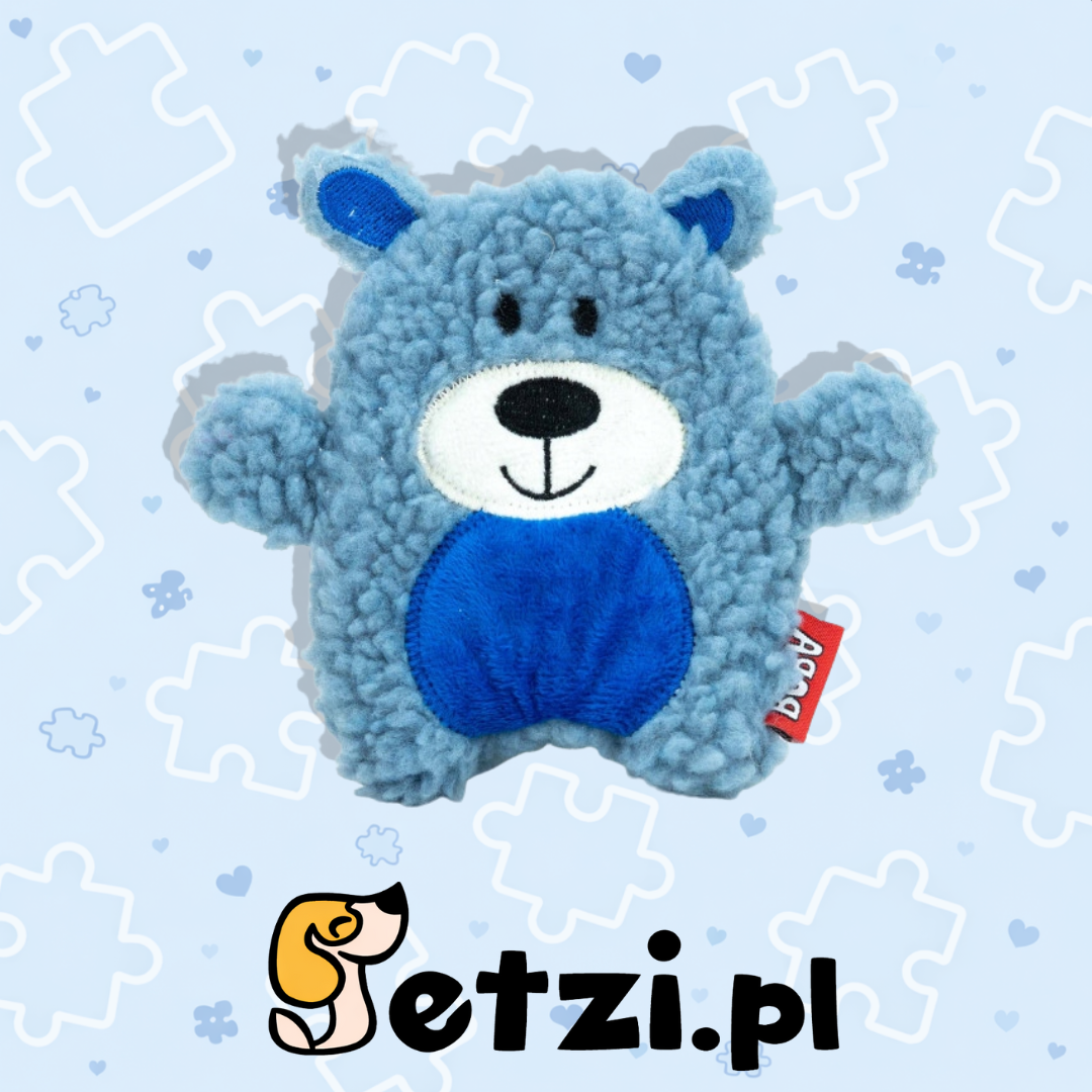 BUBA TEDDY PLUSZOWY MIŚ 13CM - ZABAWKA DLA PSIAKA