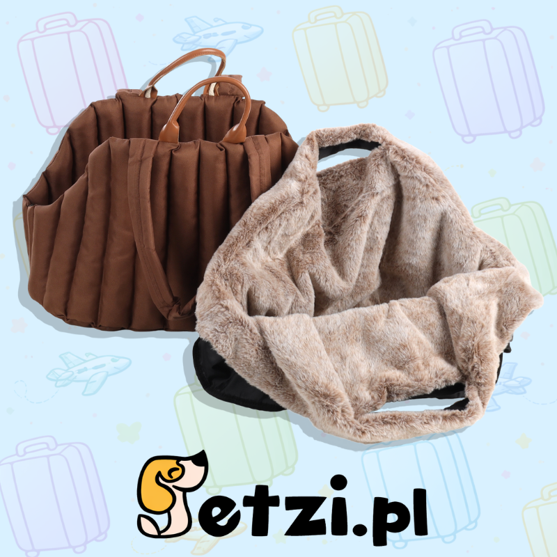 FLAMINGO CARRYING BAG TUKE BROWN 49X30X32CM