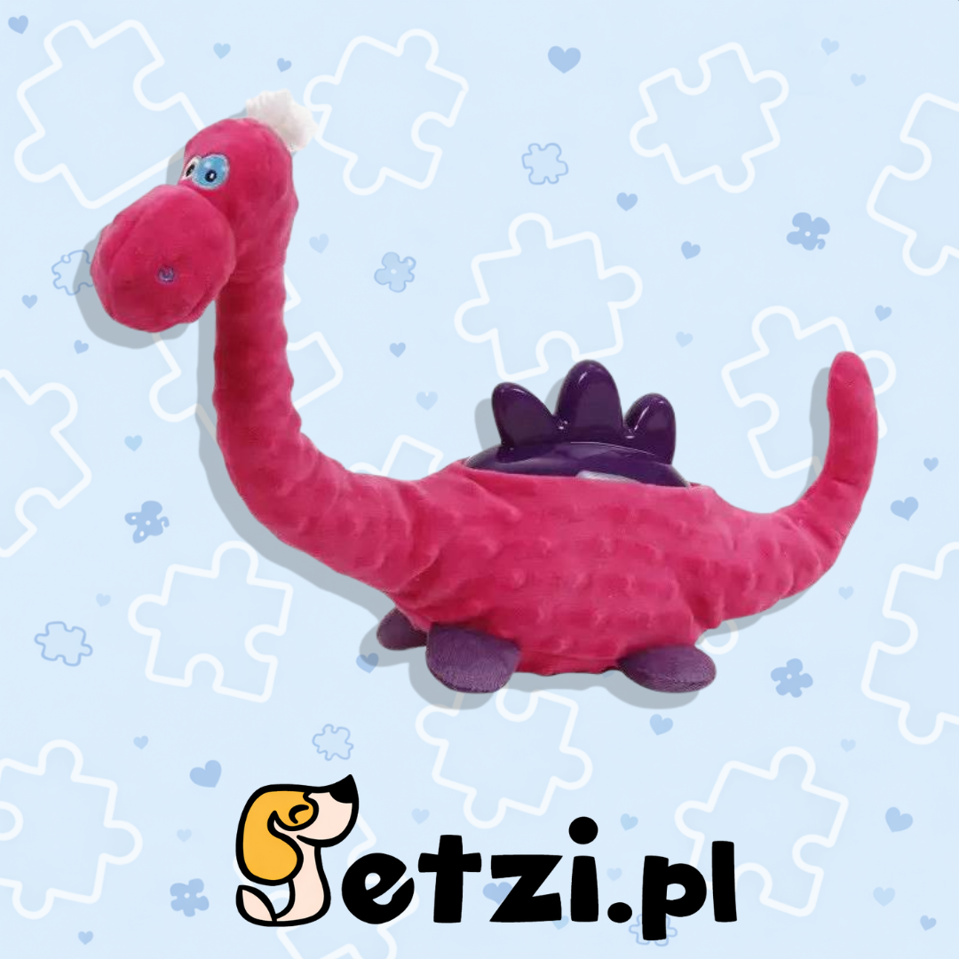 BUBA DINOZAUR PLUSZOWY TPR ROGER - ZABAWKA DLA PSIAKA
