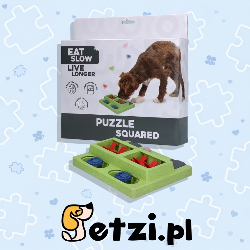EAT SLOW LIVE LONGER PUZZLE SQUARED