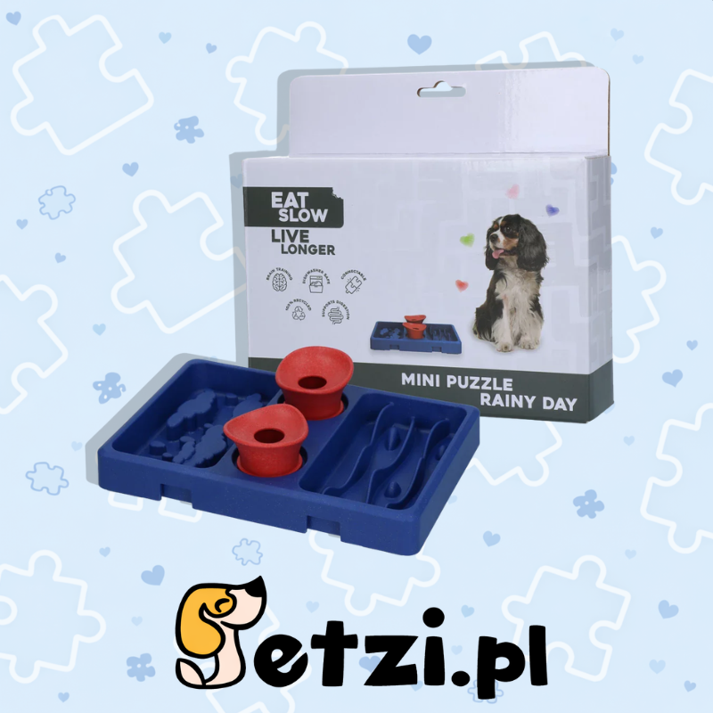 EAT SLOW LIVE LONGER MINI PUZZLE RAINY DAY