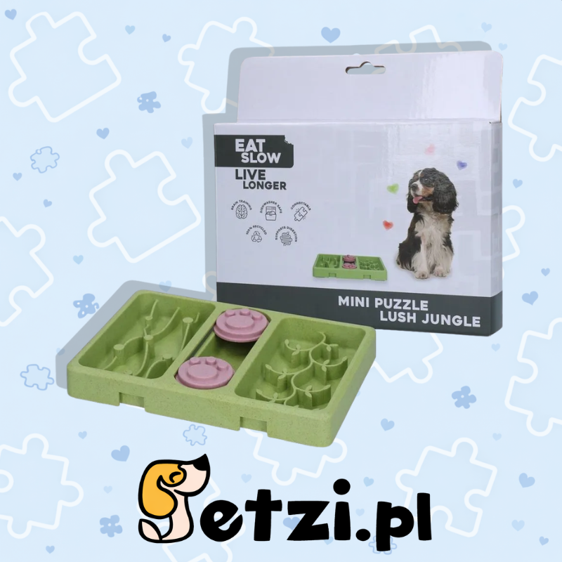 EAT SLOW LIVE LONGER MINI PUZZLE LUSH JUNGLE