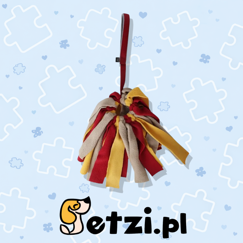 MINUS ONE FLEECE DOG TUG TOY - FLEECE TUG MOP