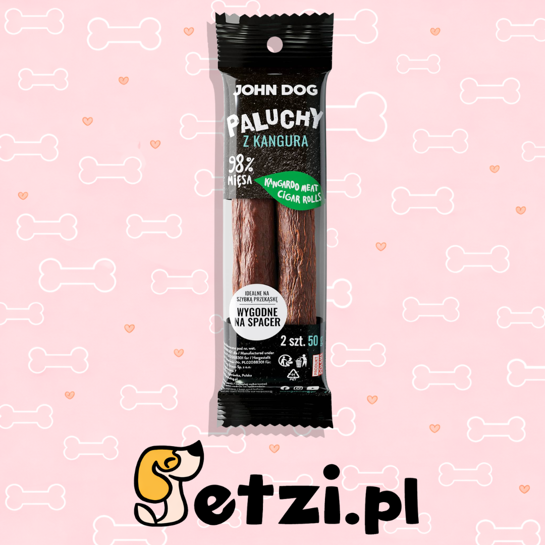 JOHN DOG PRZYSMAKI DLA PSA PALUCH Z KANGURA 2 SZT