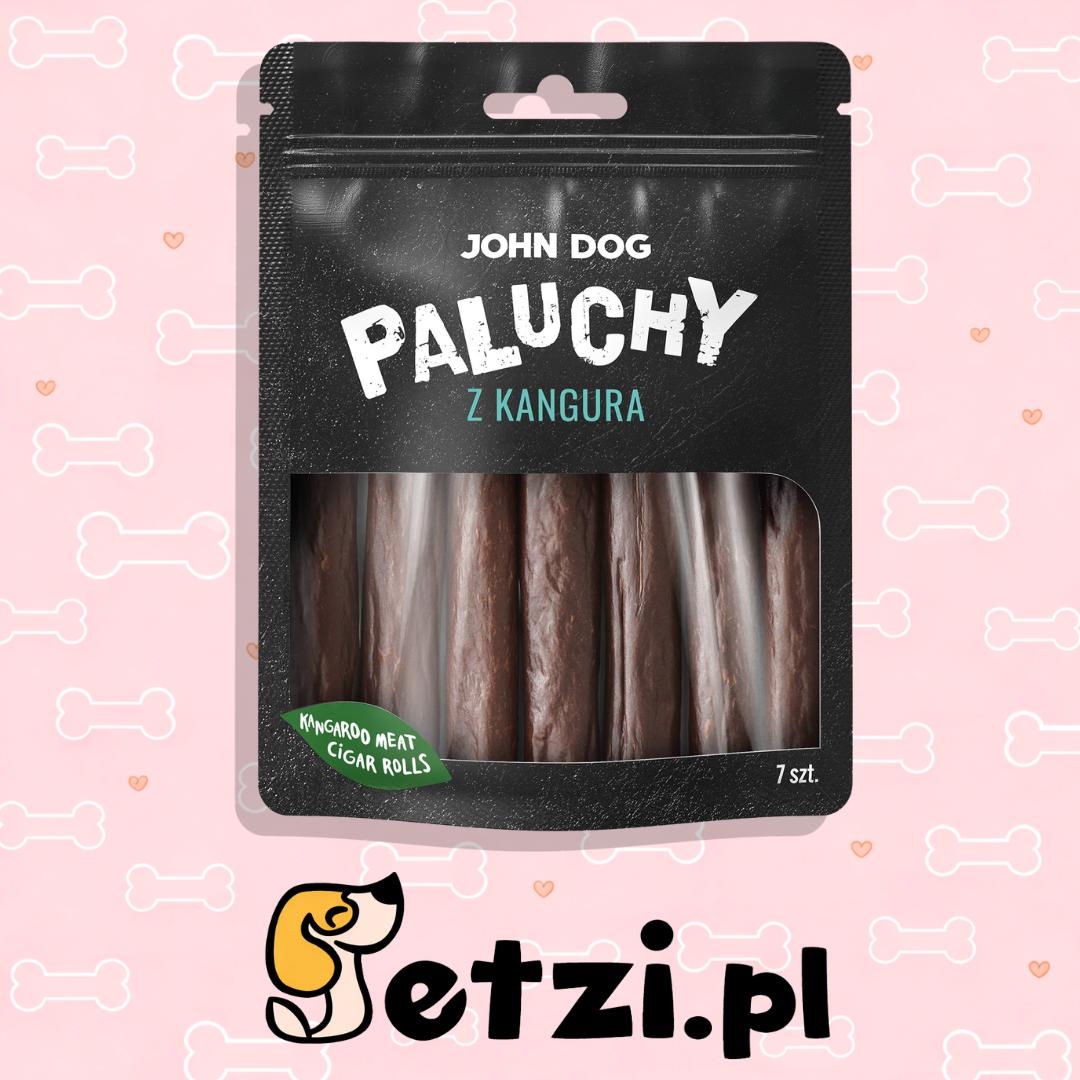 JOHN DOG PRZYSMAKI DLA PSA PALUCHY Z KANGURA 7SZT