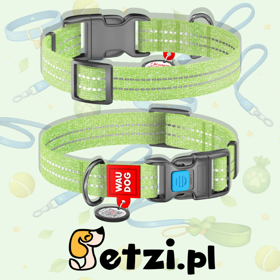 WAUDOG RECOTTON OBROŻA PLASTIKOWY FASTEX 25MM L JASNOZIELONY