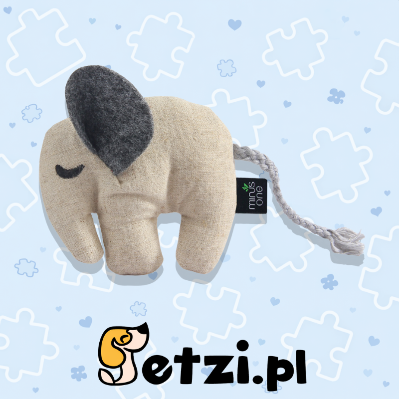 MINUS ONE DOCILE BUDDY CAT TOY - ELEPHANT