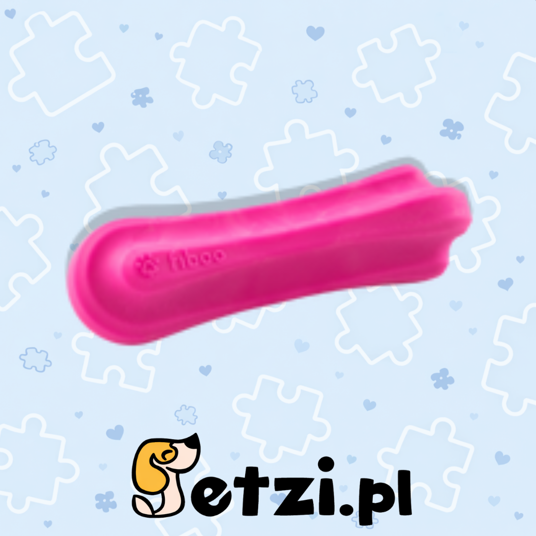 FIBOO FIBOONE S RÓŻOWY - 12CM LEKKI I WYTRZYMAŁY GRYZAK