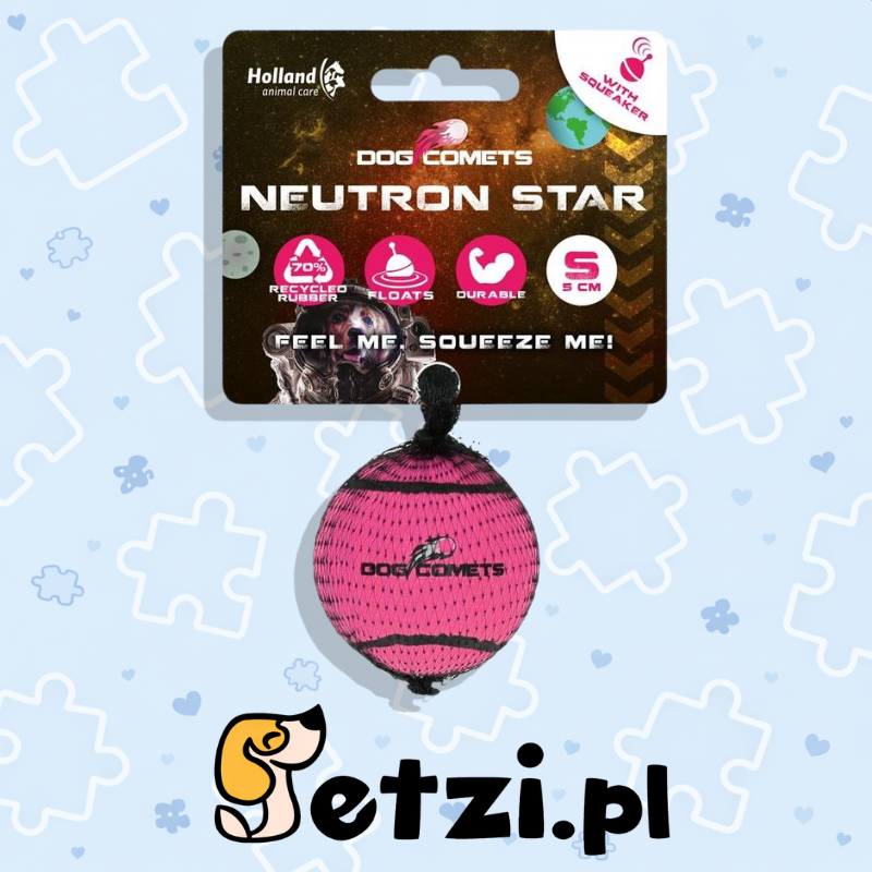 DOG COMETS STARLIGHT TENNISBAL S ROZE 1ST