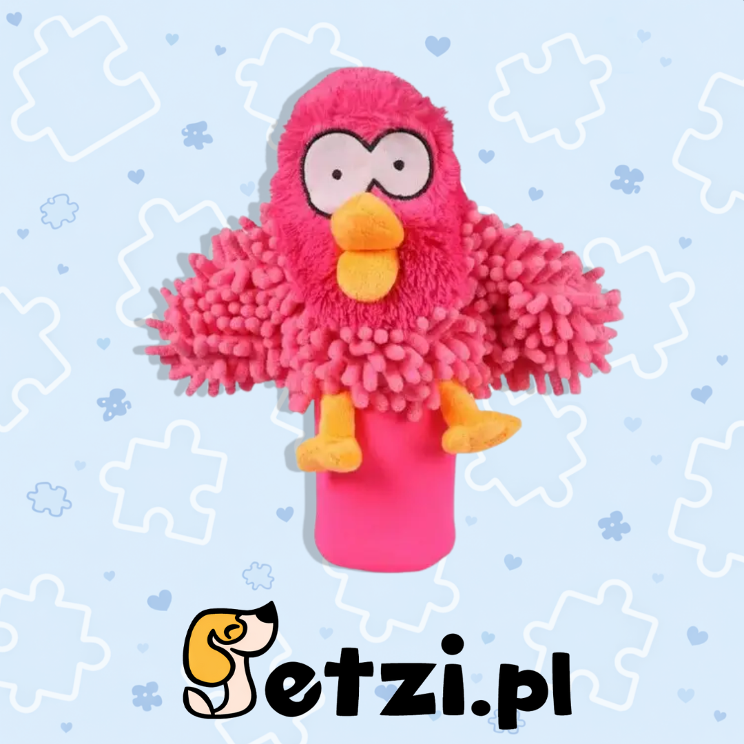 COOCKOO ZABAWKA BOTTLE SQUEAKER 27 CM RÓŻOWA