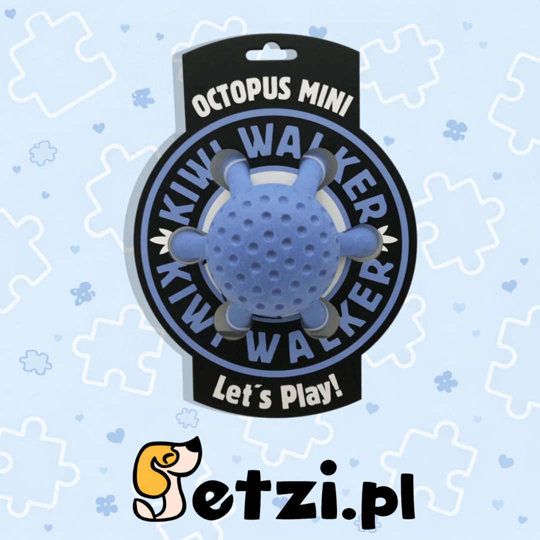KIWI WALKER LET'S PLAY OCTOPUS MINI NIEBIESKA