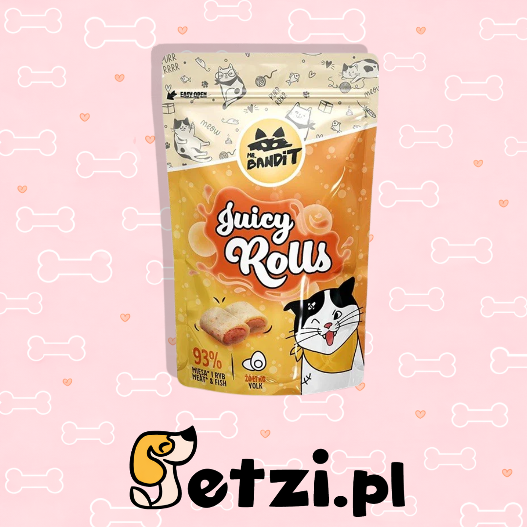 MR. BANDIT JUICY ROLLS PRZYSMAK DLA KOTA Z ŻÓŁTKIEM 40G