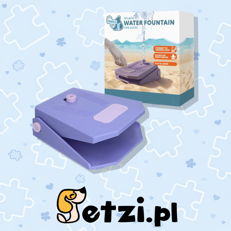 COOLPETS SPLASH WATER FOUNTAIN LILA
