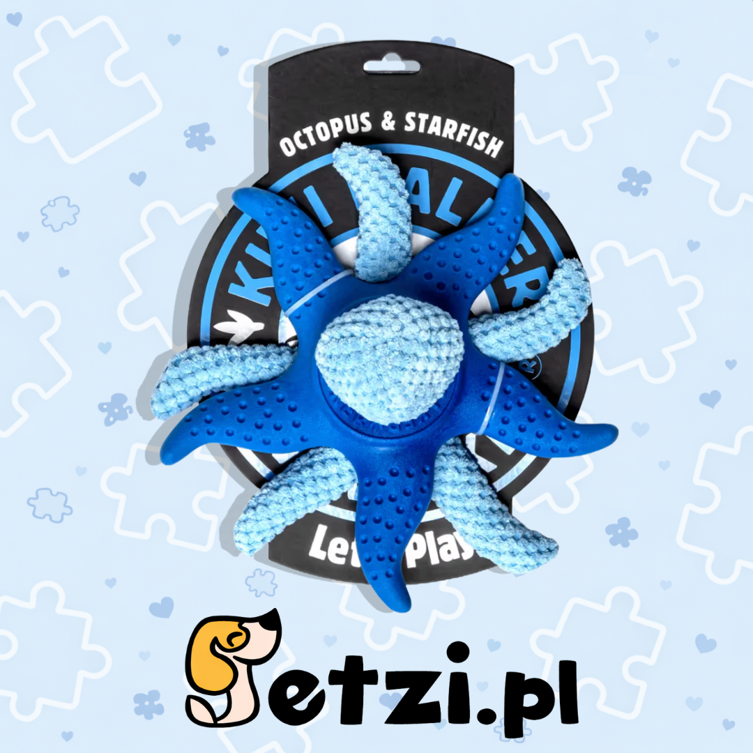 KIWI WALKER LET'S PLAY OCTOPUS STARFISH NIEBIESKI