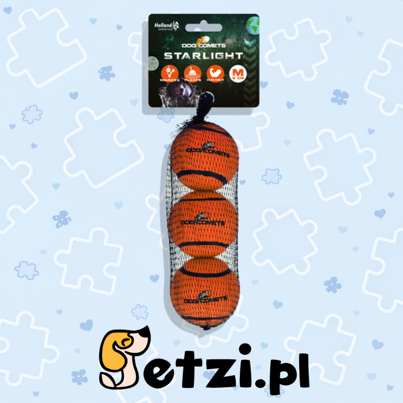 DOG COMETS STARLIGHT ORANGE 3PC